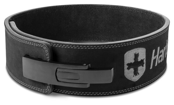 ⁦חגורת הרמה מקצועית עם אבזם מתכת – Harbinger Lever Belt 10mm⁩ – תמונה ⁦5⁩