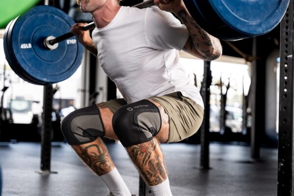 ⁦שרוול ברך 7 מ"מ - Harbinger Pro Knee Sleeves 7mm⁩ – תמונה ⁦3⁩