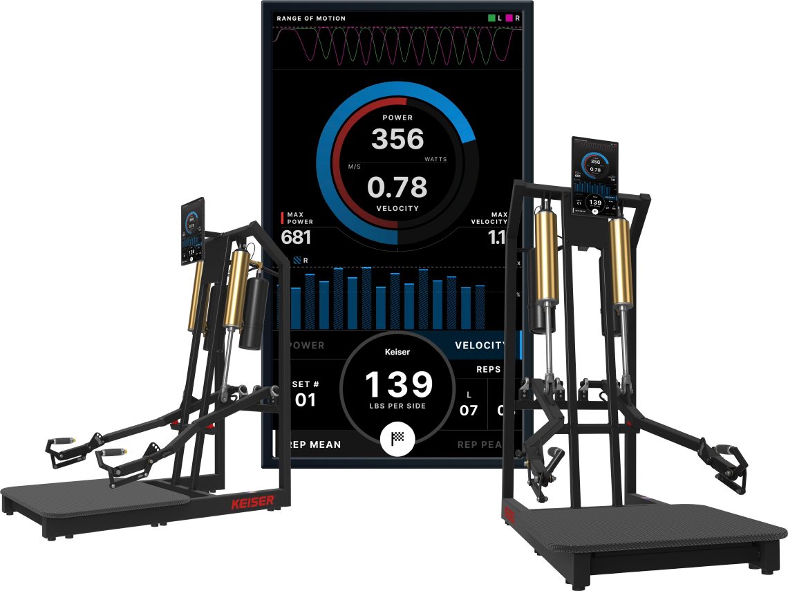 מכשיר Keiser A400 עם התנגדות אוויר