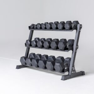 מתקן אחסון תלת-שכבתי למשקולות יד Dumbbell Rack