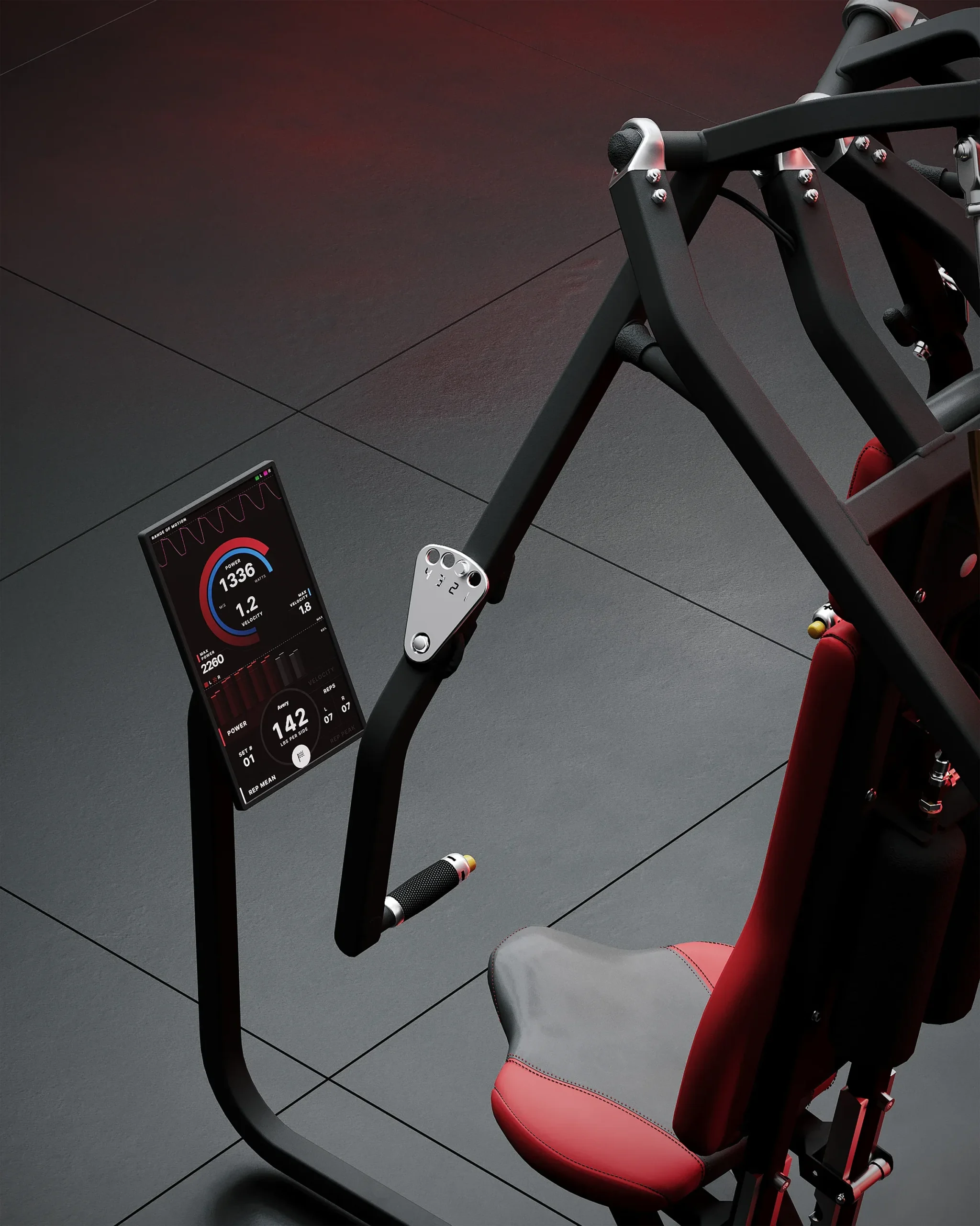 מכשיר Keiser A400 עם מסך נתונים